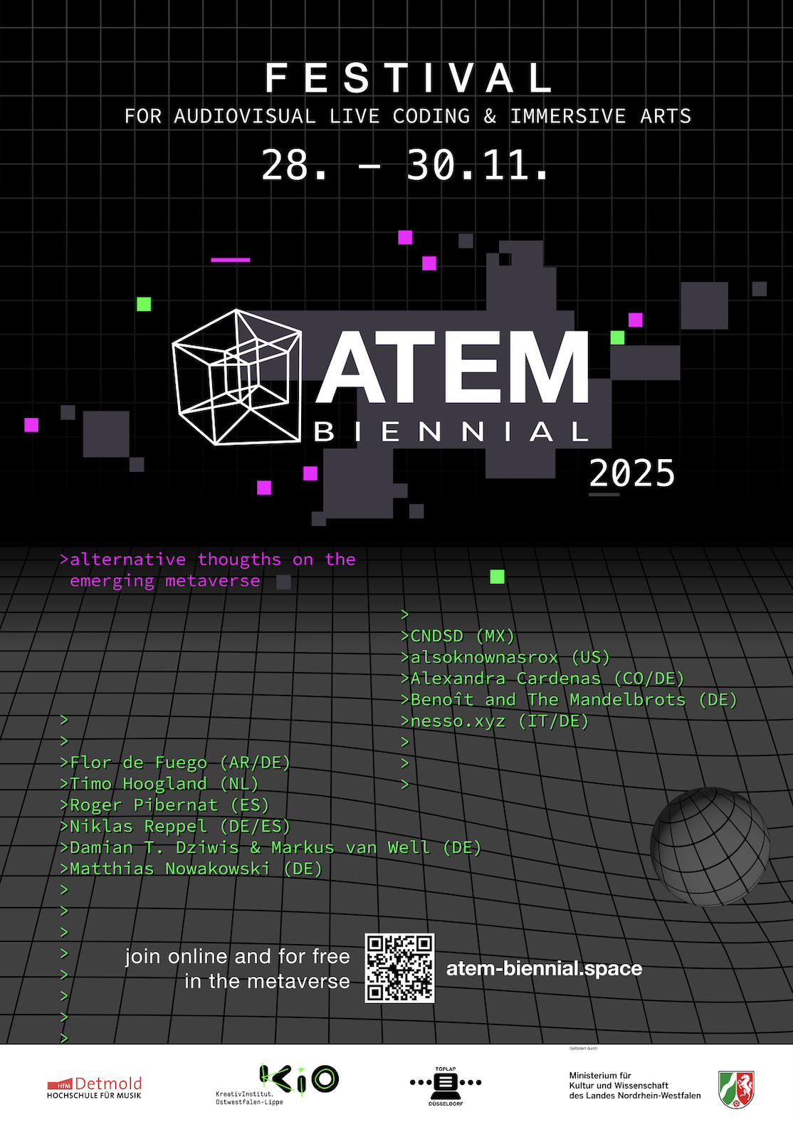 Plakat ATEM Biennial